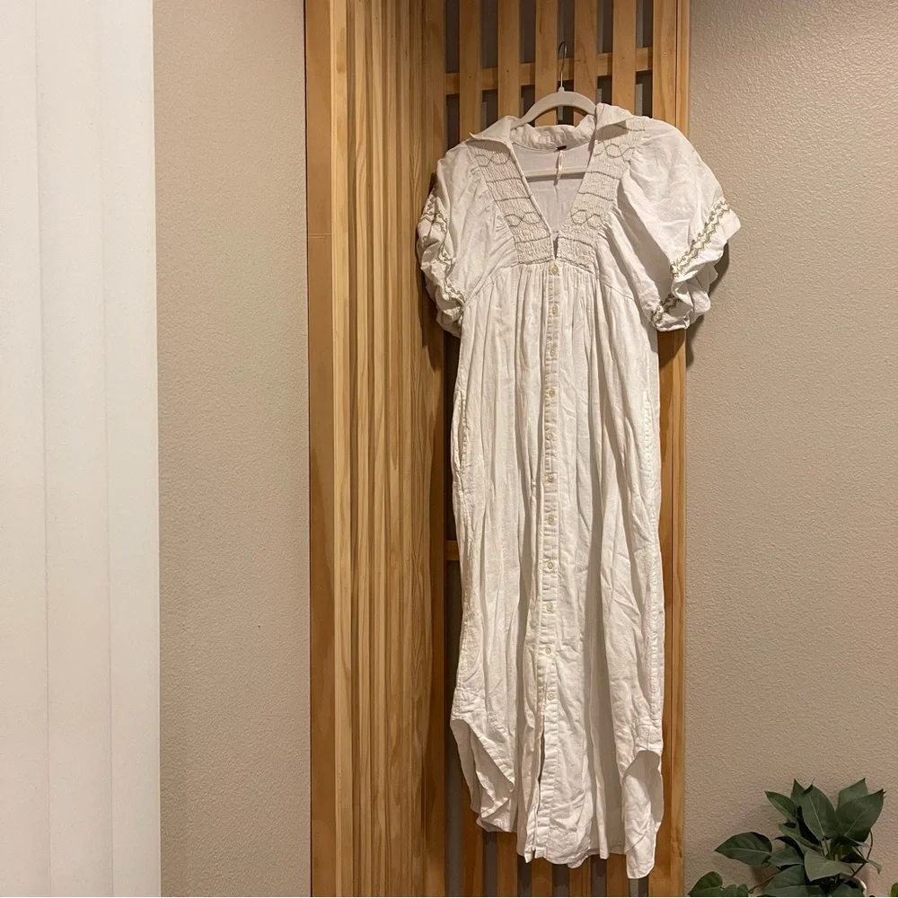 XS Free People Samantha Shirt Dress - Picture 2 of 7